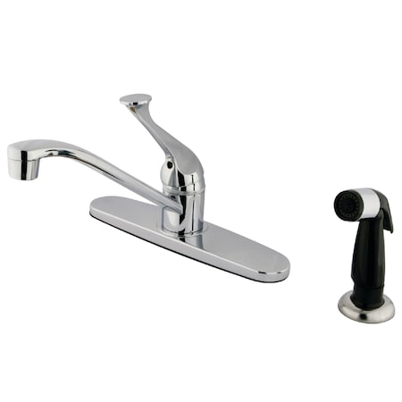 Kingston Brass Chatham Centerset Kitchen Faucet, Chrome KB572